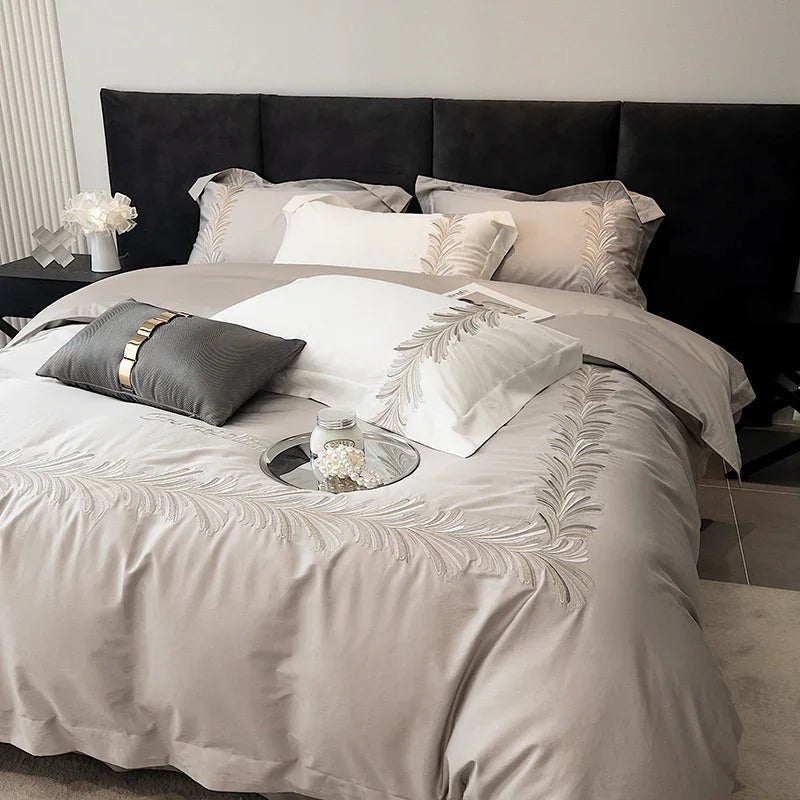 Elegant Embroidery Duvet Set - myhomestore.com.pk