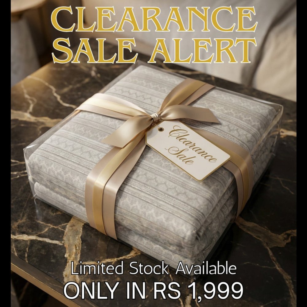 Elegant Striped Bedspread Collection - myhomestore.com.pk