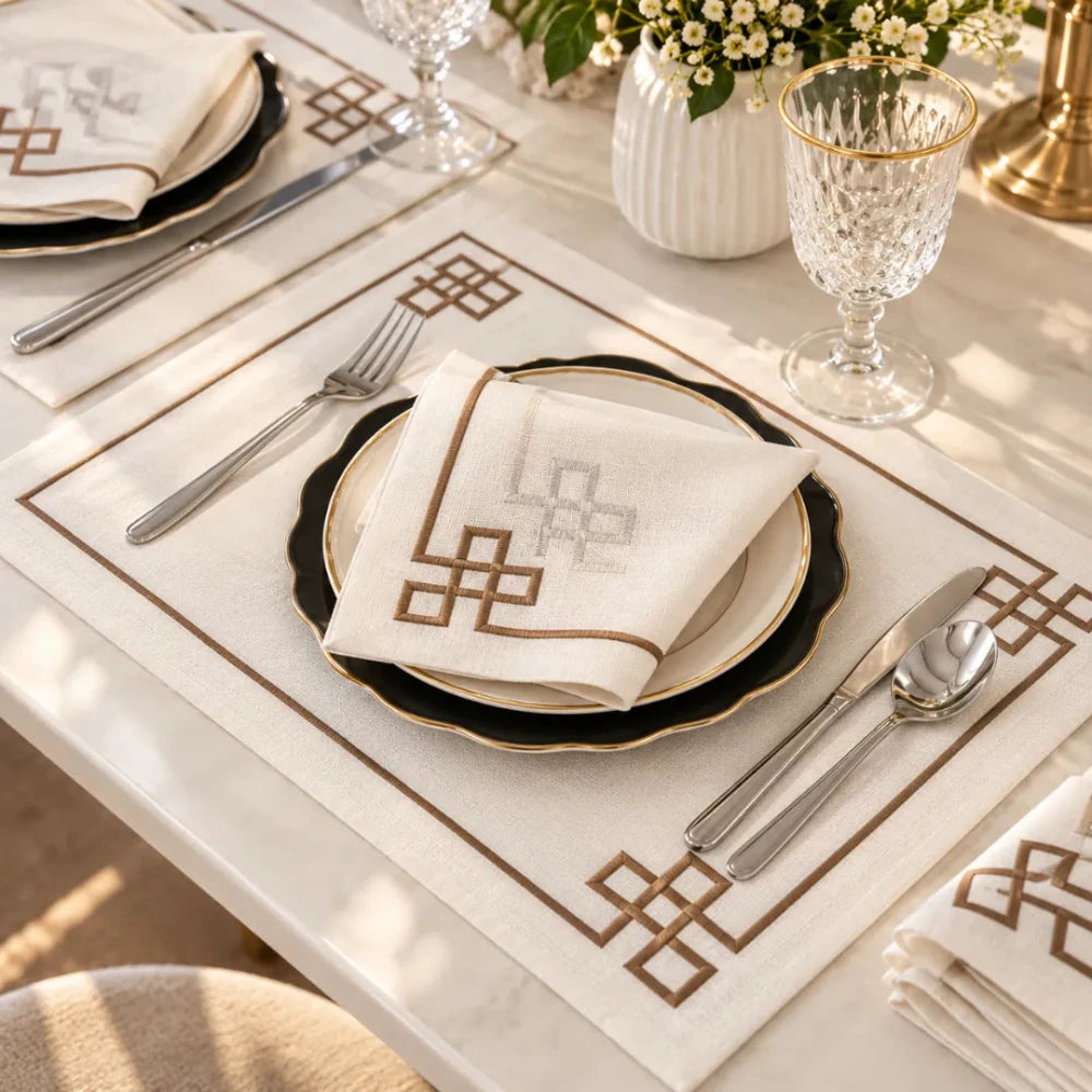 Embroidered Table Napkins - myhomestore.com.pk