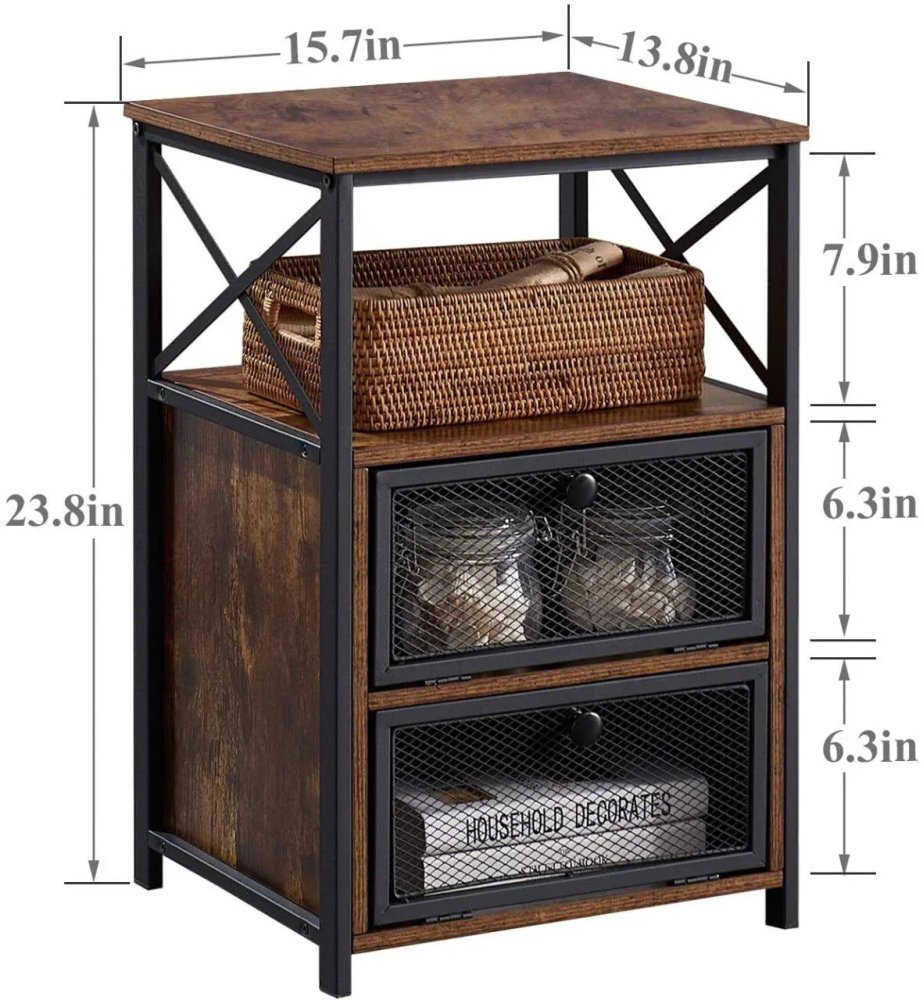 End Side Table with Storage Space - myhomestore.com.pk