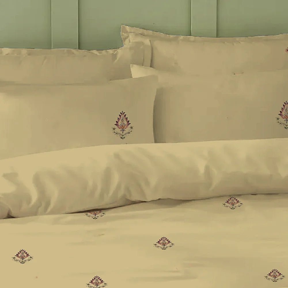 European - inspired Embroidery Bedding Set - myhomestore.com.pk