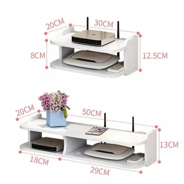 Floating Wifi Lounge Living Room Organizer Shelve - myhomestore.com.pk
