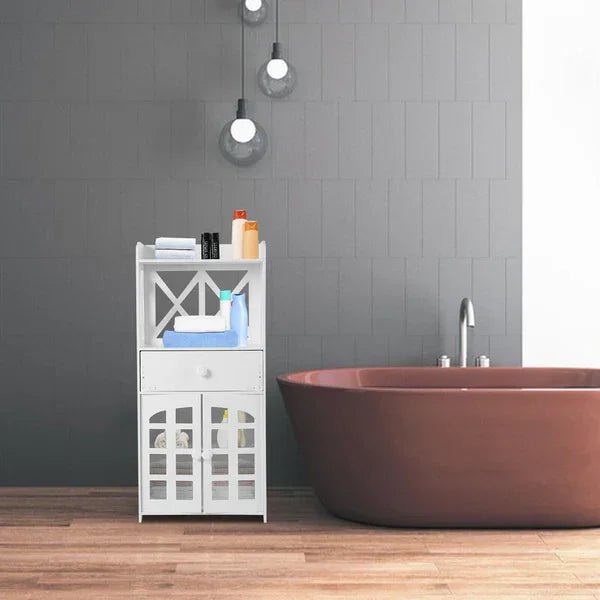 Floor Mount Bathroom Rack - myhomestore.com.pk