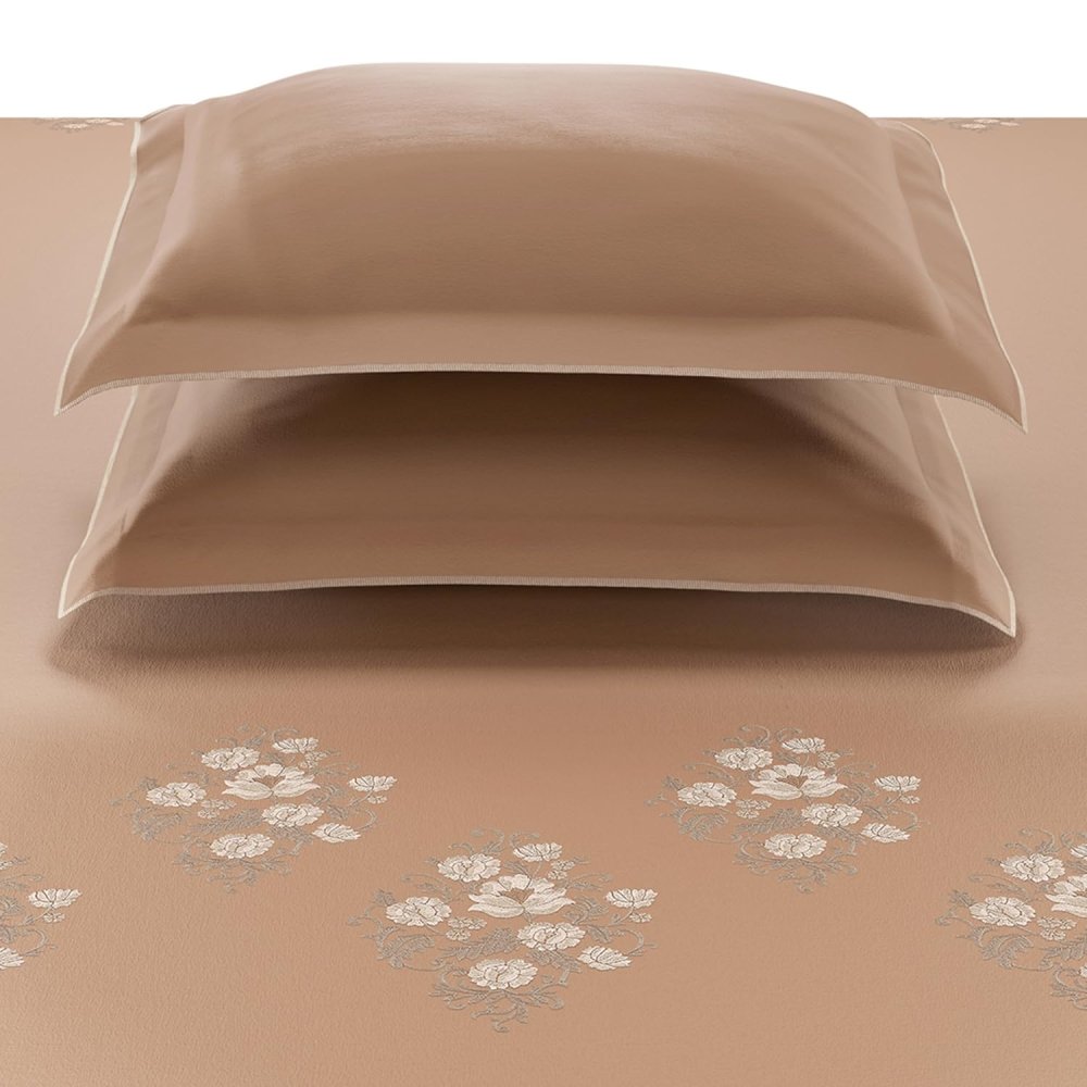 Floral Motive Embroidery Bedding Set - myhomestore.com.pk