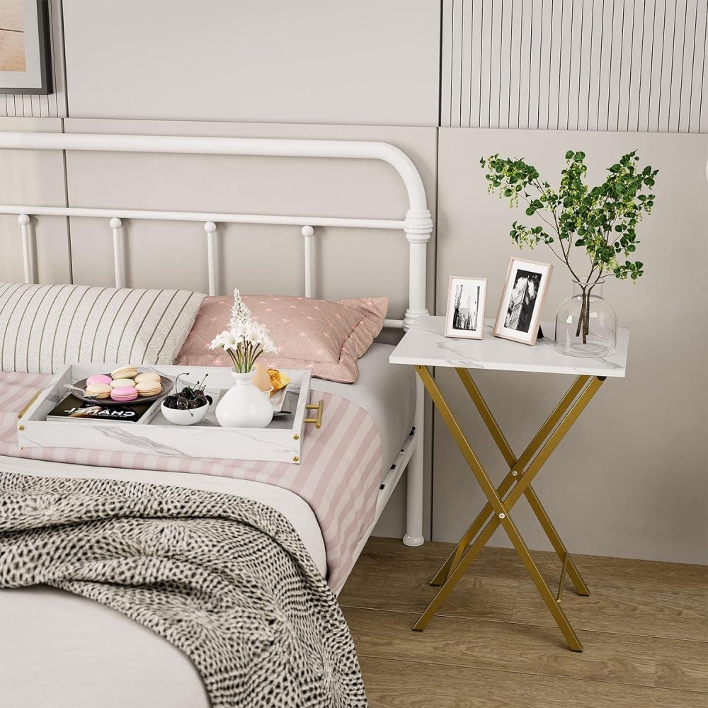 Folding Table with Removable Serving Tray - myhomestore.com.pk