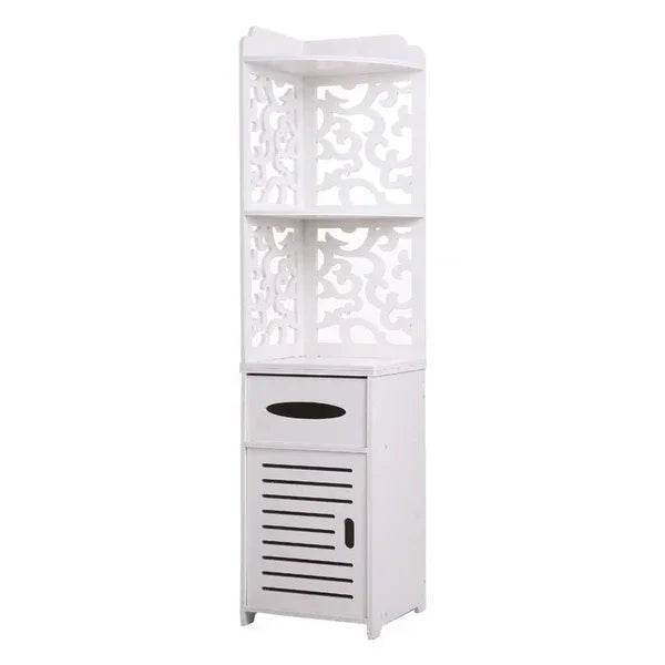 Glossy Pattern Bathroom Rack - myhomestore.com.pk