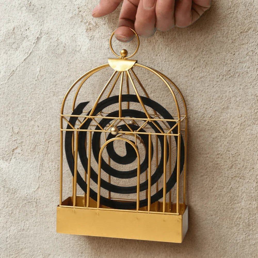 Golden Birdcage Style Decorative Lantern - myhomestore.com.pk