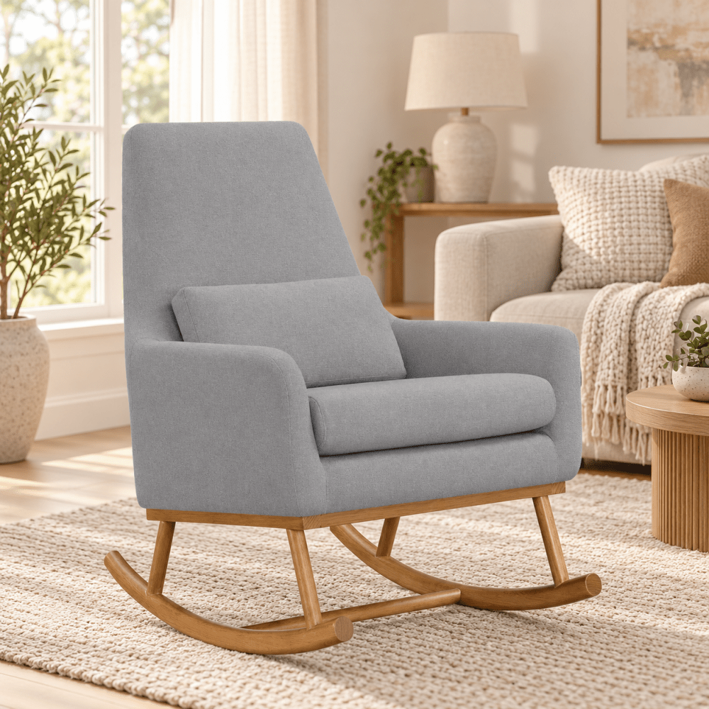 Grey Rocking chair - myhomestore.com.pk