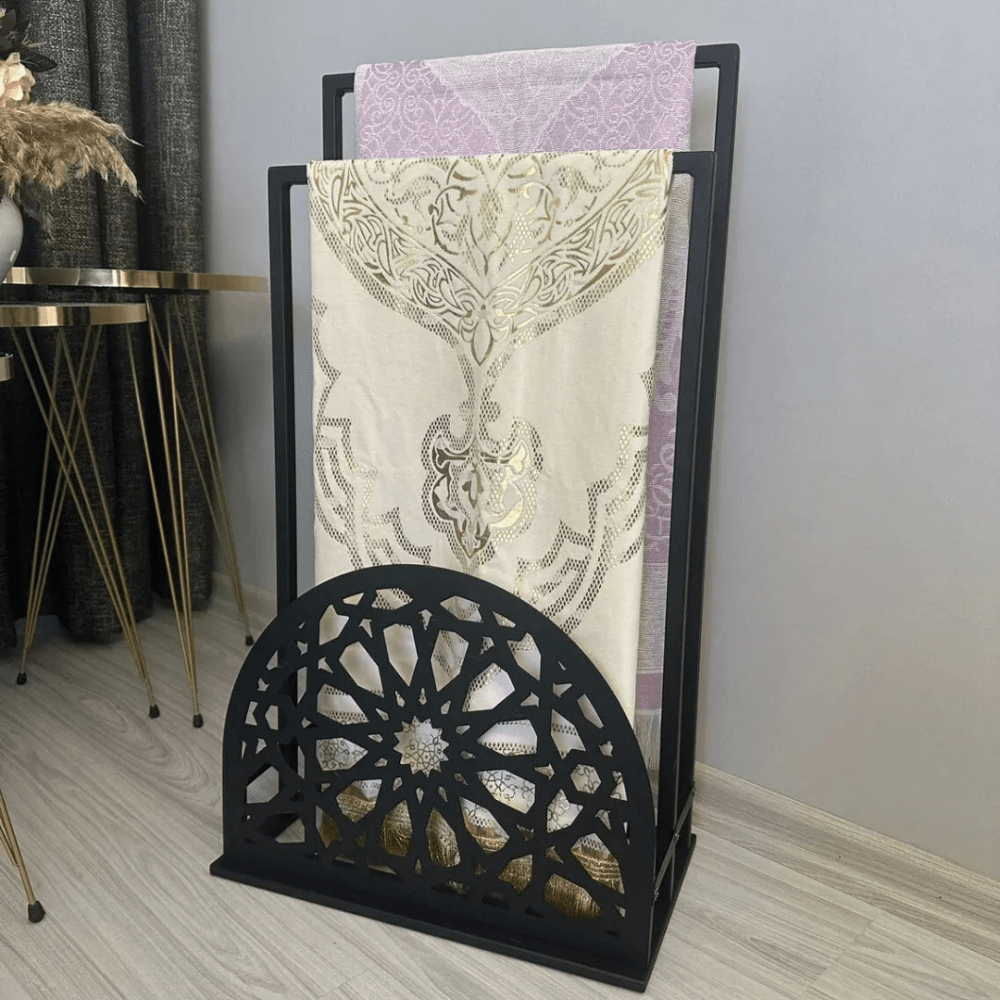Handcrafted Metal Prayer Rug Stand - myhomestore.com.pk