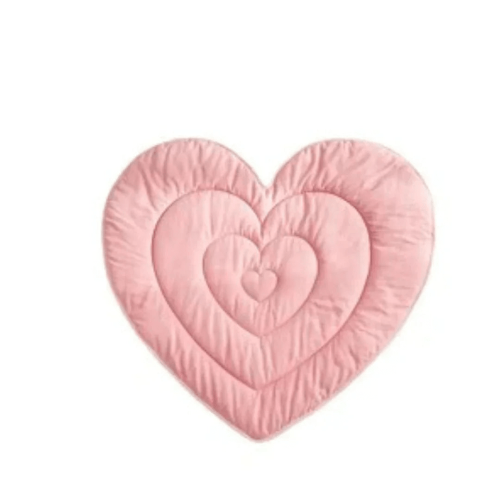 Heart Shaped Baby Rug - myhomestore.com.pk