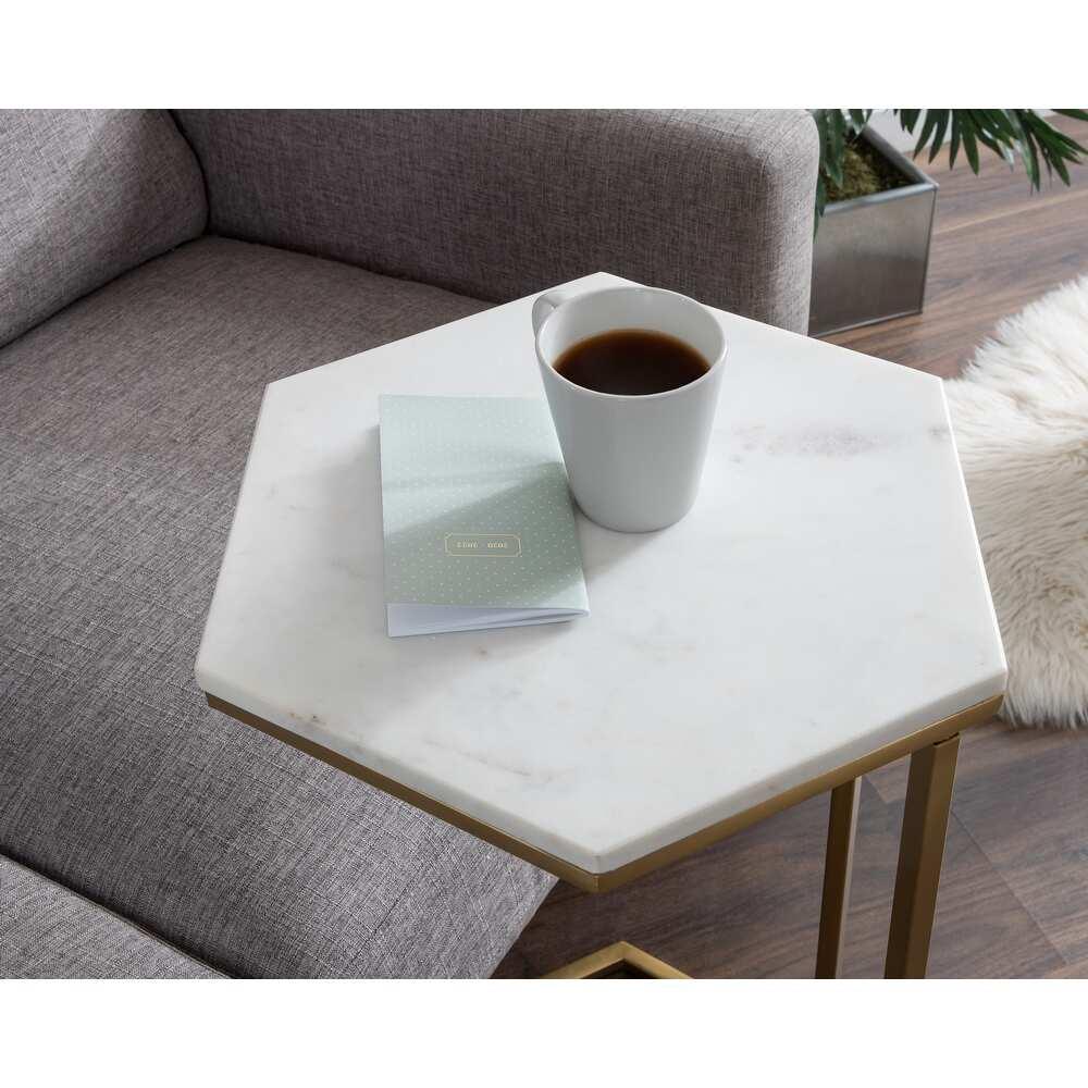 Hexagon shape End Side Table - myhomestore.com.pk