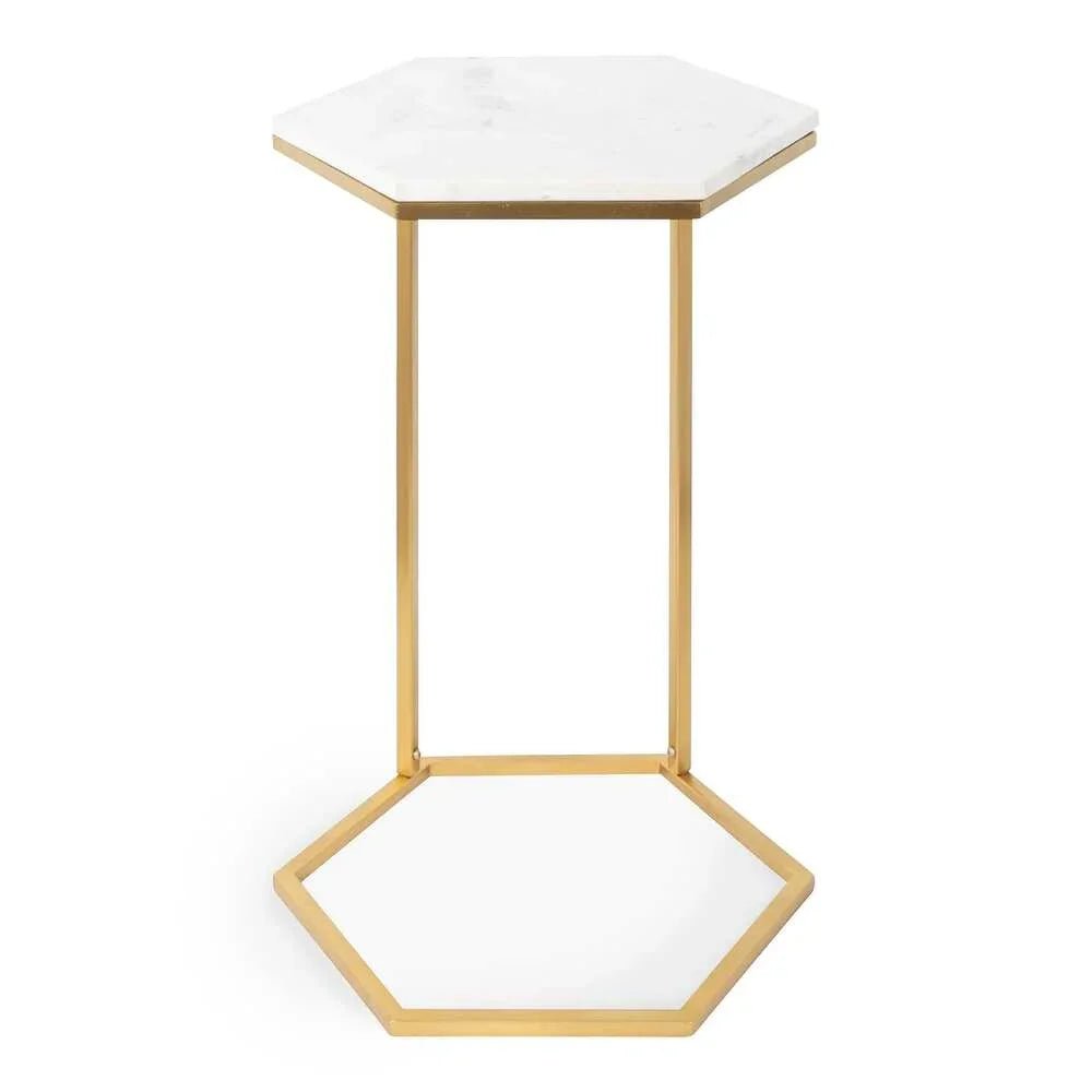 Hexagon shape End Side Table - myhomestore.com.pk