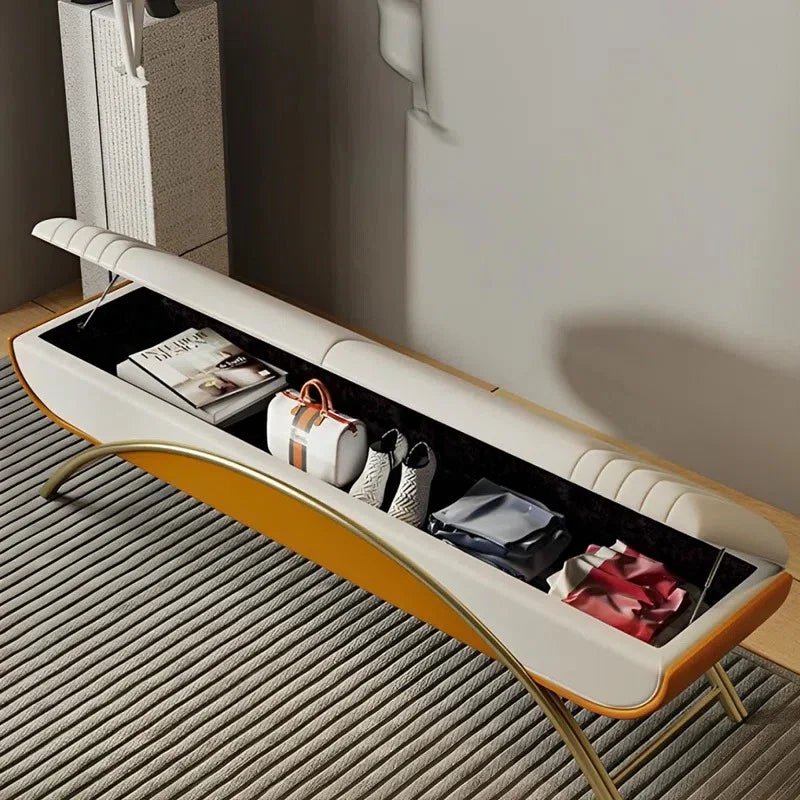 Italian Luxury Bed End Long Stool - myhomestore.com.pk