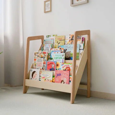 Kids Montessori Large Bookshelf – Smart, Spacious & Child - Friendly Storage - myhomestore.com.pk