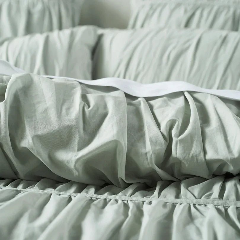 Layla Ruffle Quilt Cover Set - myhomestore.com.pk