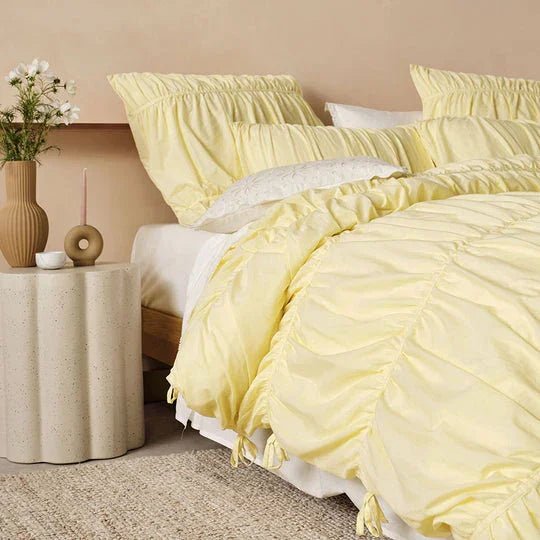 Layla Ruffle Quilt Cover Set - myhomestore.com.pk