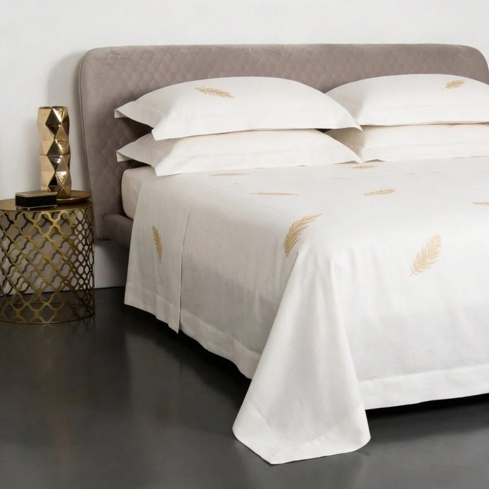 Leaf Gold Embroidered Splendor - myhomestore.com.pk