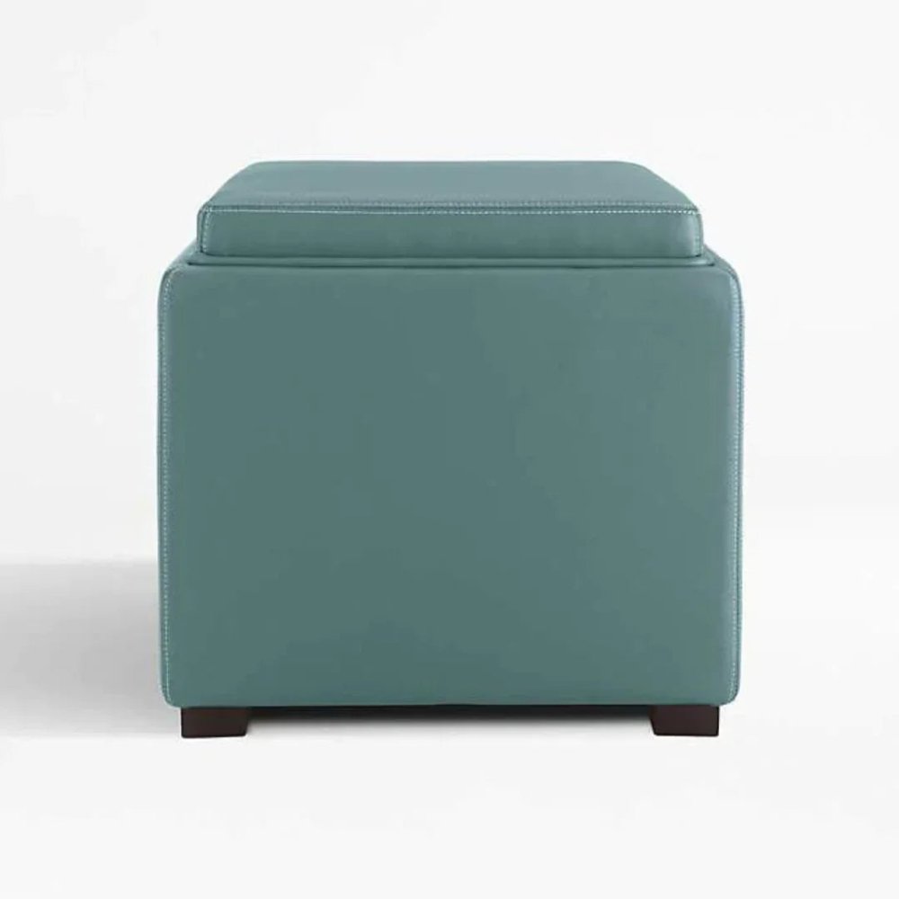 Leather Storage Ottoman - myhomestore.com.pk