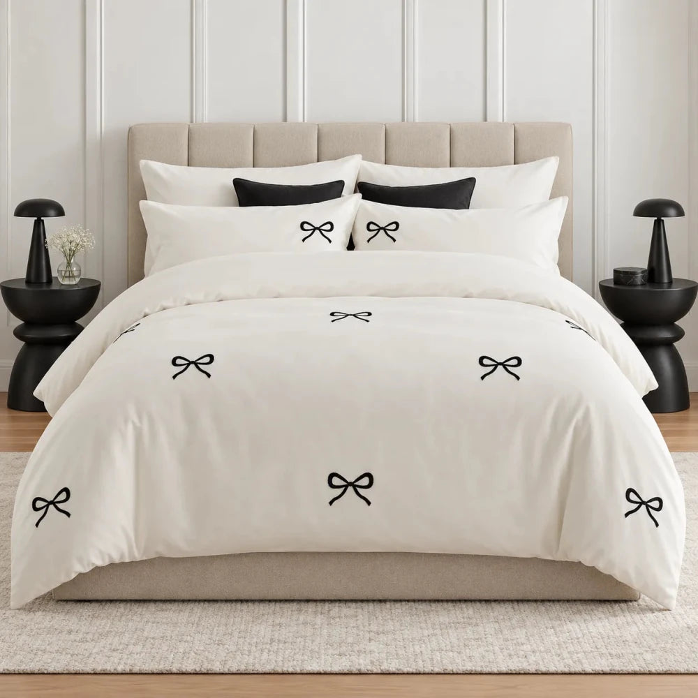 Luxury Bow Embroidered Ensemble - myhomestore.com.pk
