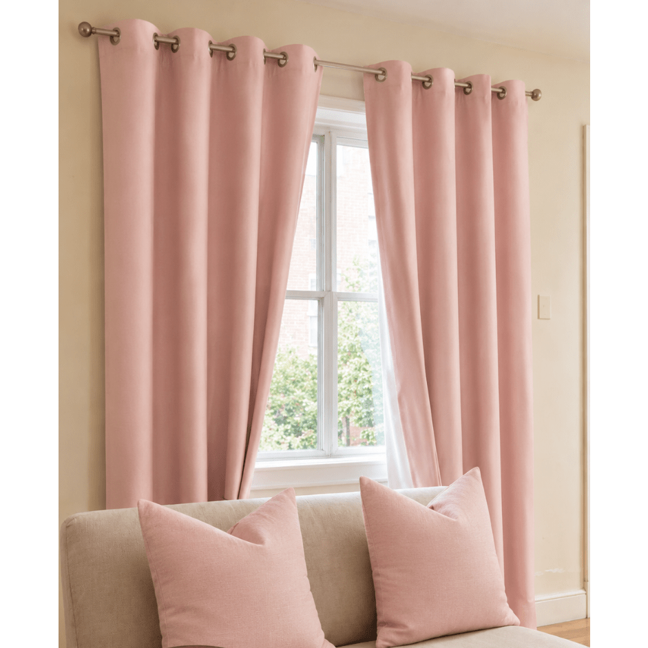 Luxury Cotton Curtains with Matching Cushion Covers – Eyelet Window Drapes Set - myhomestore.com.pk