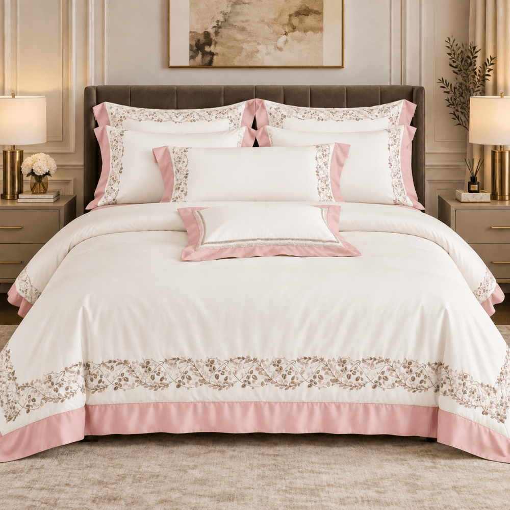 Luxury Embroidery Duvet Set - myhomestore.com.pk