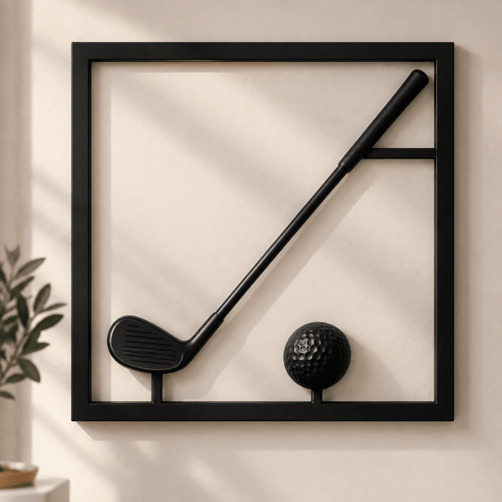 Luxury Golf Embroidered Bedsheet Gift Pack – Premium Towel Set & Golf Wall Decor | Elegant Home Gift Set - myhomestore.com.pk