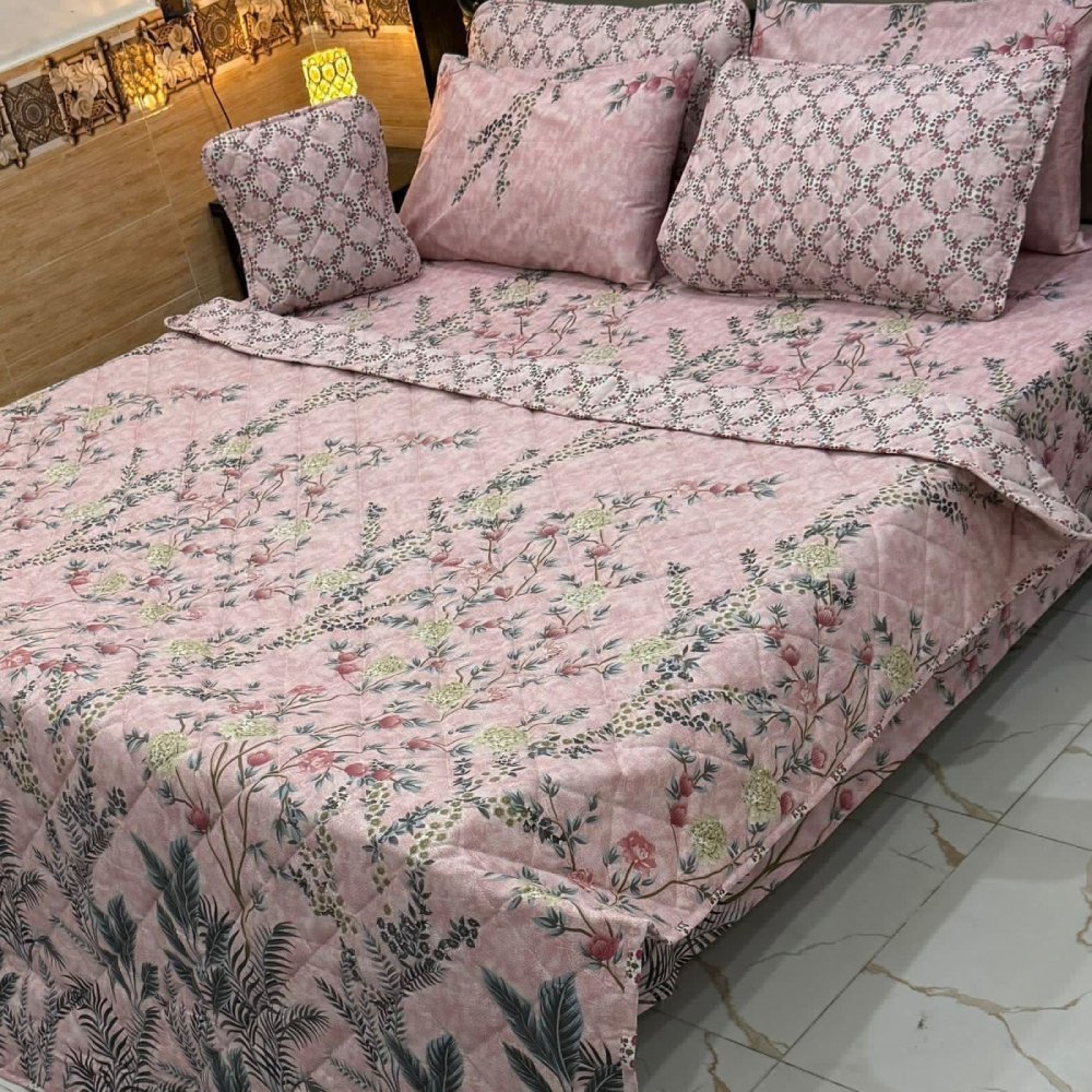 Luxury Home Printed Bedspread Collection – 7 Pcs - myhomestore.com.pk