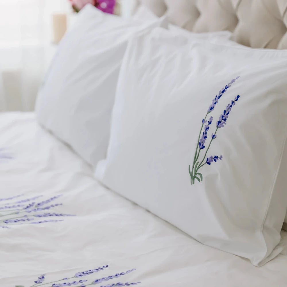 Luxury Lavender Bliss Embroidered Décor - myhomestore.com.pk
