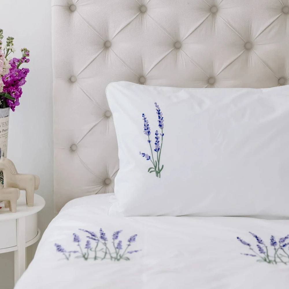 Luxury Lavender Bliss Embroidered Décor - myhomestore.com.pk