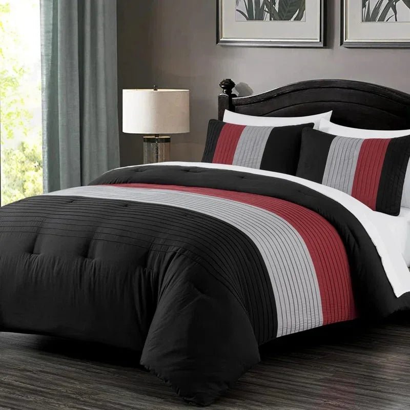 Luxury pleated Duvet Set - myhomestore.com.pk