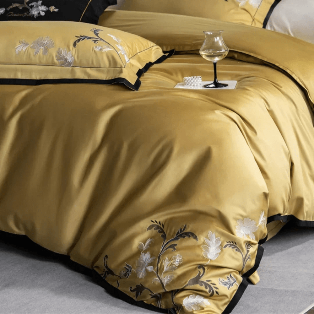 Luxury Vintage Embroidery Duvet Set - myhomestore.com.pk