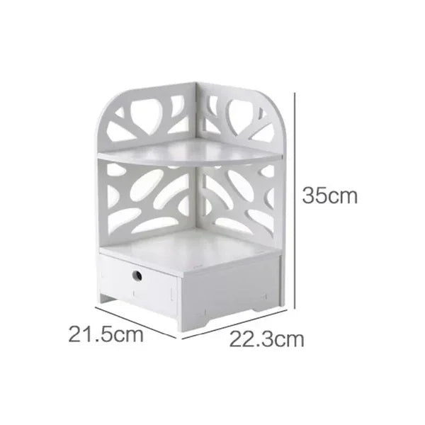 Makeup Floor Corner Organizer Rack - myhomestore.com.pk