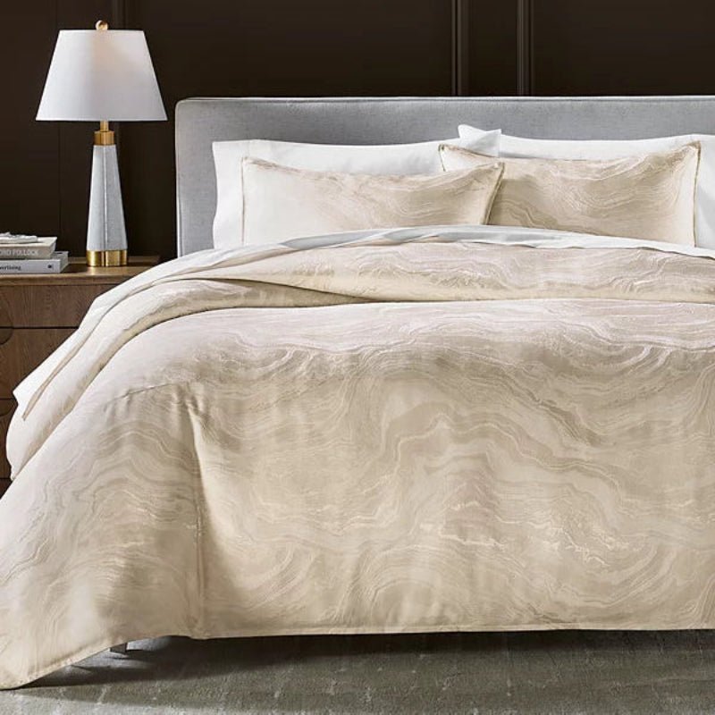 Marble Jacquard Duvet Set | Luxury Textured Bedding - myhomestore.com.pk