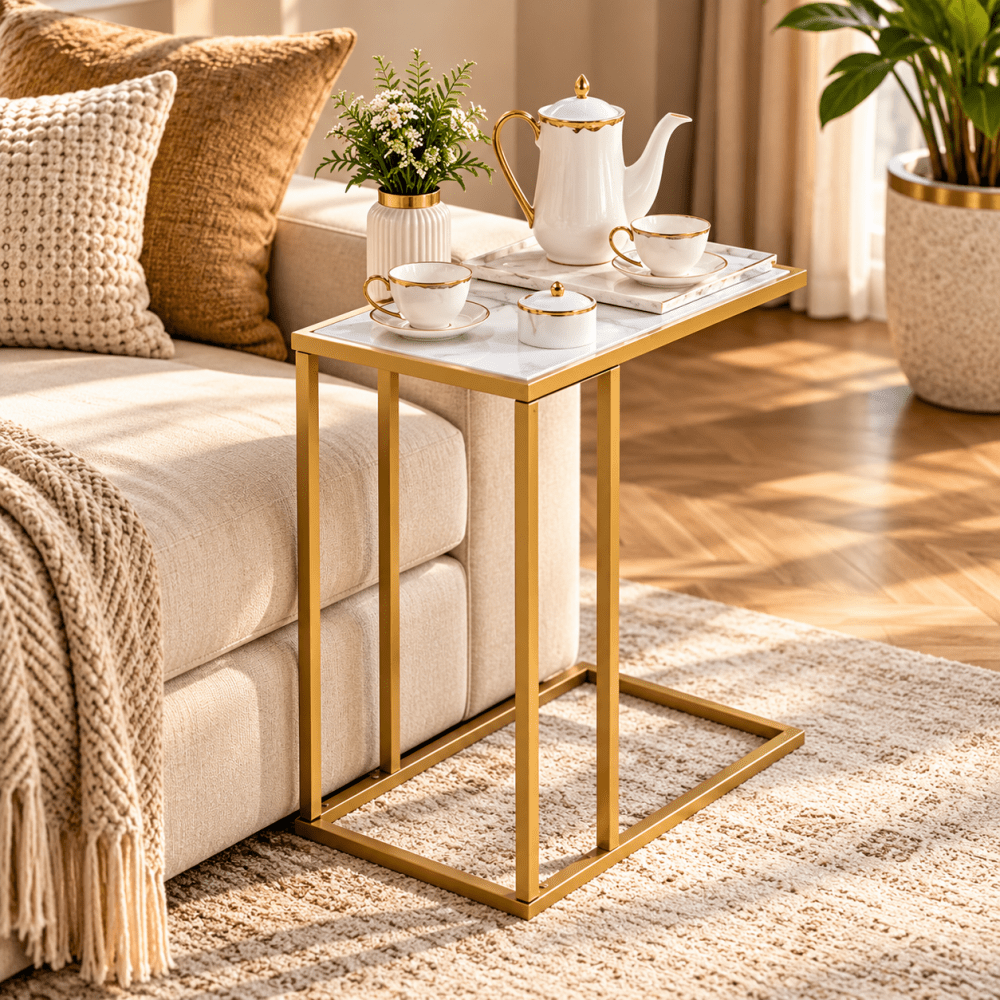MDF Simple C-Side Table - myhomestore.com.pk