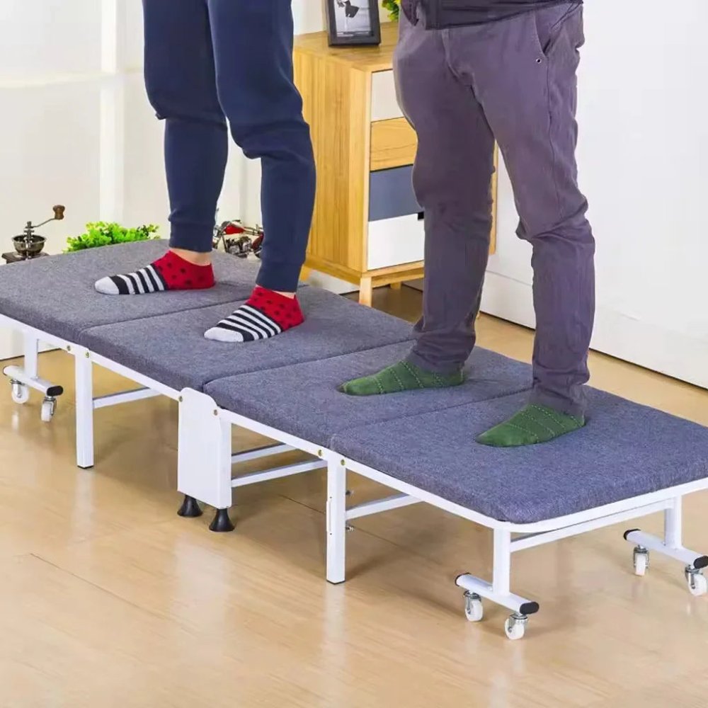 Metal Bed Frame / Foldable Single Bed - myhomestore.com.pk