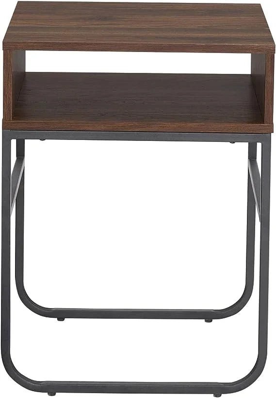 Metal Leg MDF Rectangle Side Table – Living Room Furniture - myhomestore.com.pk
