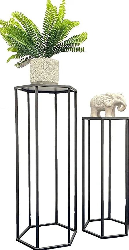 Metal Plant Stand Black - myhomestore.com.pk