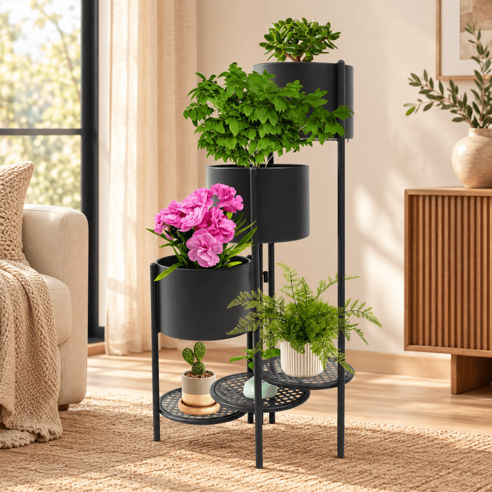 Metal Plant Stand, Indoor Plant Stand - myhomestore.com.pk