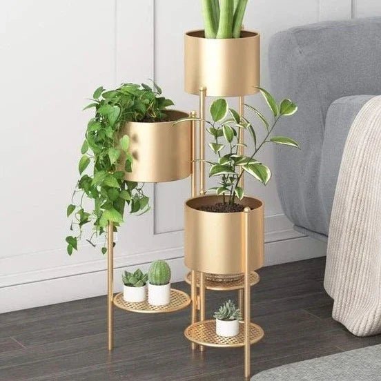 Metal Plant Stand, Indoor Plant Stand - myhomestore.com.pk