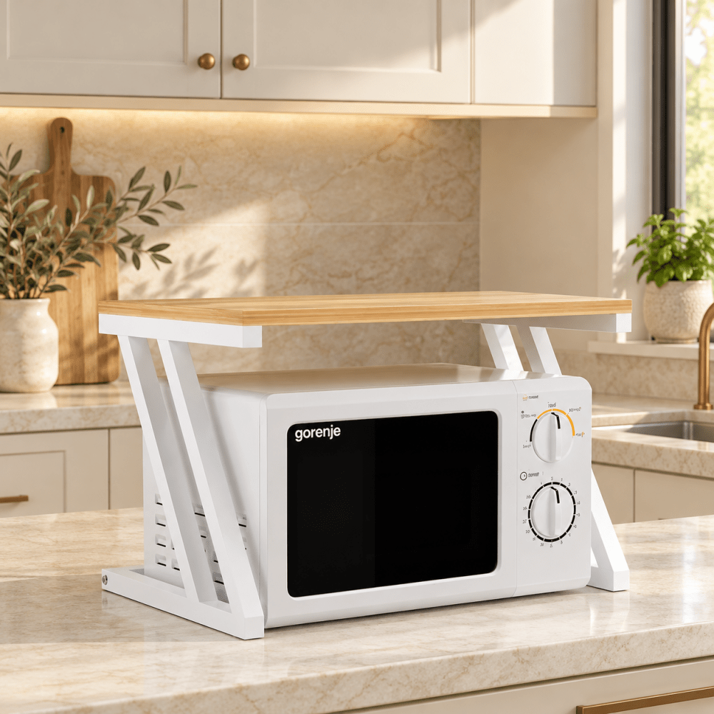 Microwave Shelf Storage Rack - myhomestore.com.pk