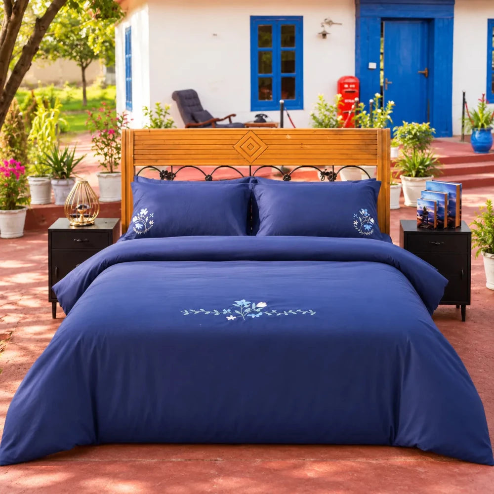Midnight Garden Embroidered Bedding - myhomestore.com.pk