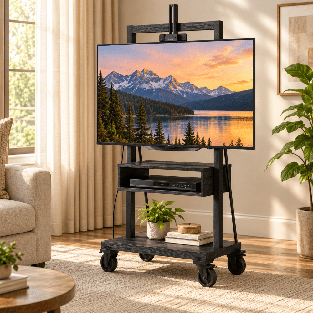 Mobile TV Cart - myhomestore.com.pk