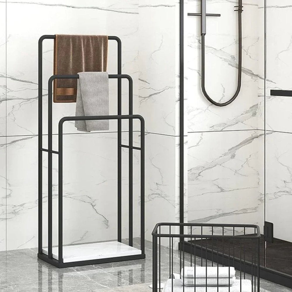 Modern Freestanding Towel Rack with Study Towel Rail - myhomestore.com.pk