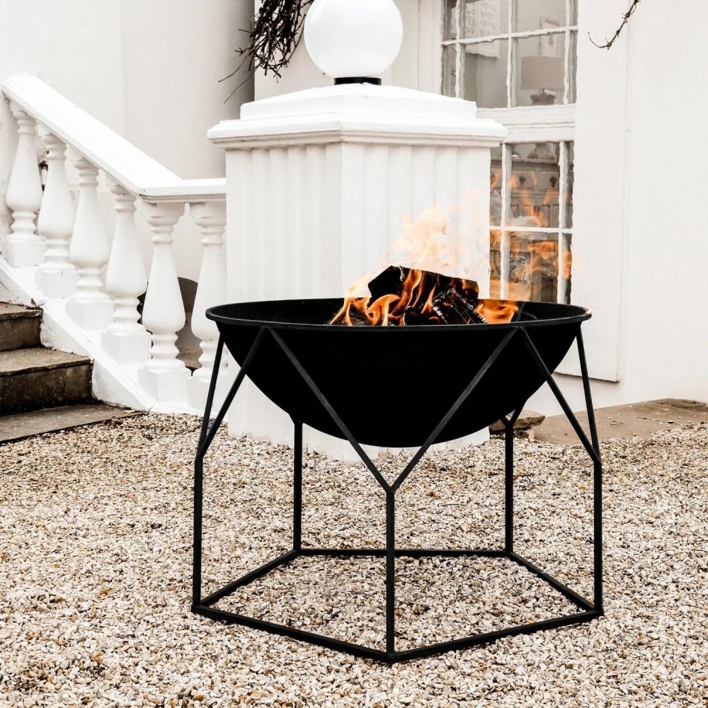 Modern Geometric Fire Pit - myhomestore.com.pk