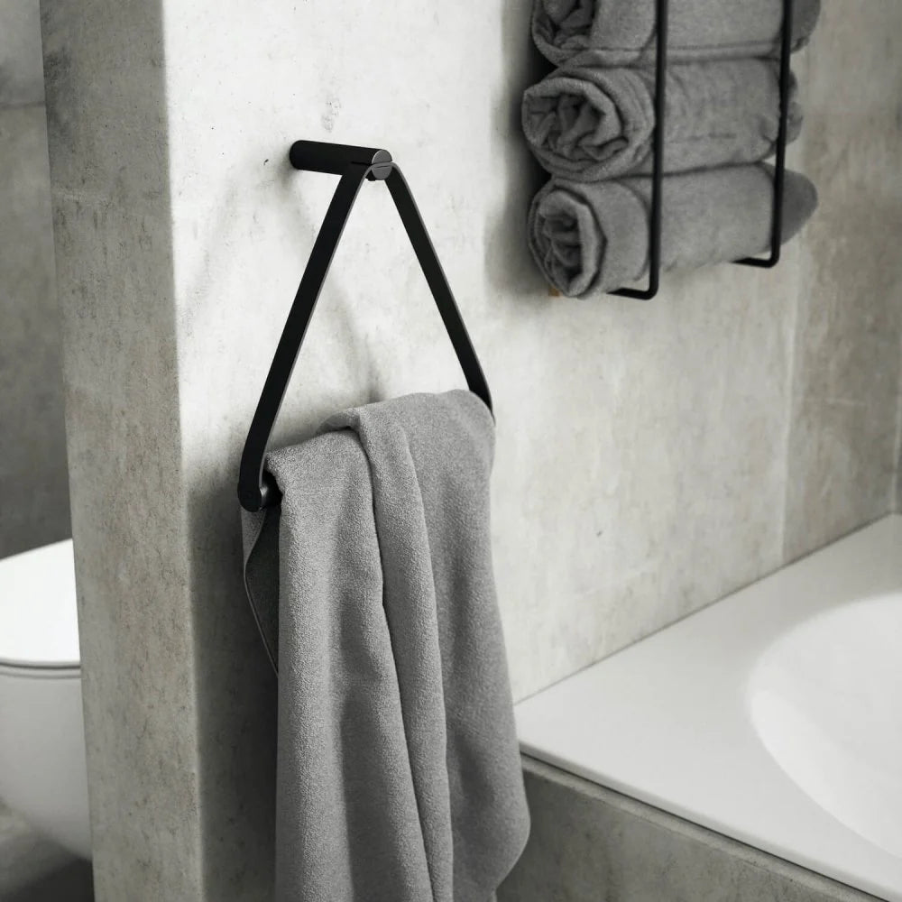Modern Geometric Towel Ring Holder