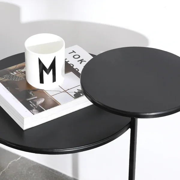 Modern Metal 2 - Tiered Double Tray Side Table - myhomestore.com.pk