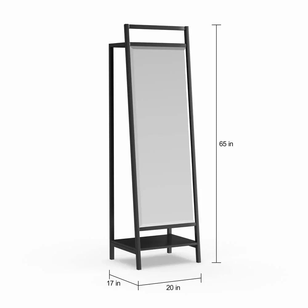 Multi - functional Mirror Stand with Hidden Coat and Shoe RacK - myhomestore.com.pk