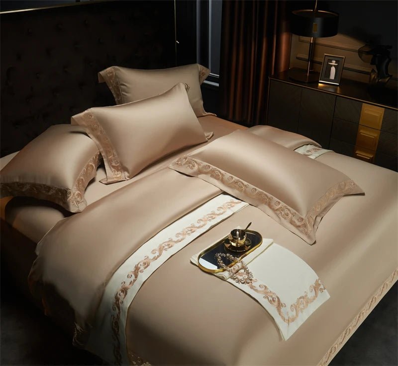 Mystique Embroidery Duvet Set | Luxury Soft Bedding - myhomestore.com.pk