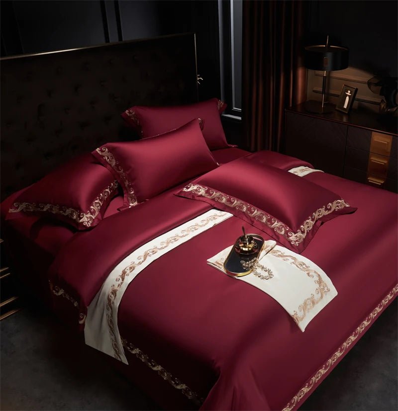 Mystique Embroidery Duvet Set | Luxury Soft Bedding - myhomestore.com.pk