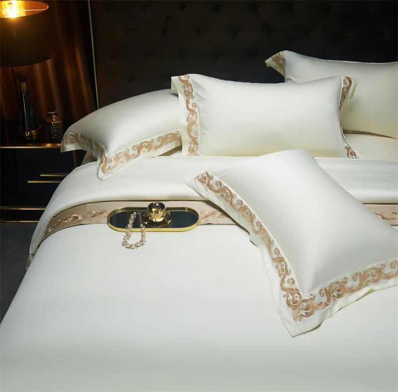 Mystique Embroidery Duvet Set | Luxury Soft Bedding - myhomestore.com.pk